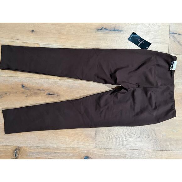 NWT Slim-sation Women's Brown Compression Ankle Leggings sz M - Picture 5 of 6